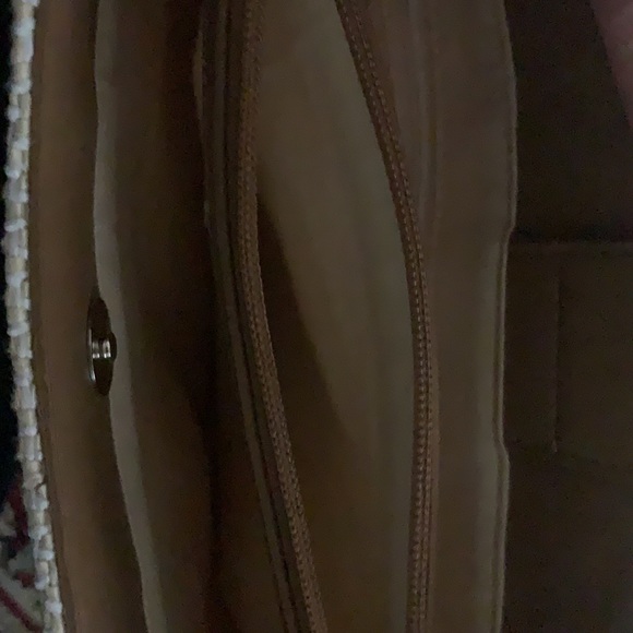 NWOT White Basket weave Fossil purse - Picture 4 of 10